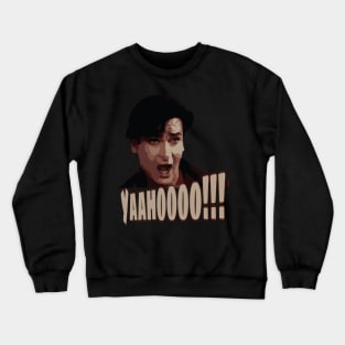 Iconic Bollywood Movie Dialogue/Song Shashi Kapoor Yaahoo Chahe Koi Mujhe Jungali Kahe Crewneck Sweatshirt